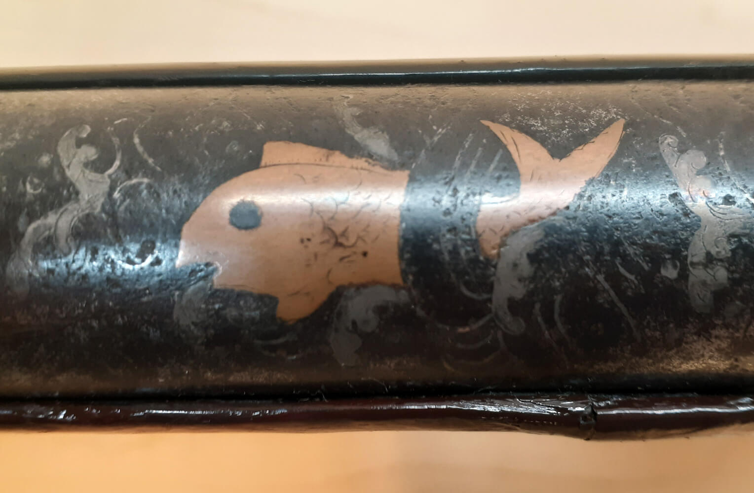 『坂田金時紋銅象嵌火縄銃』商品アップ画像
